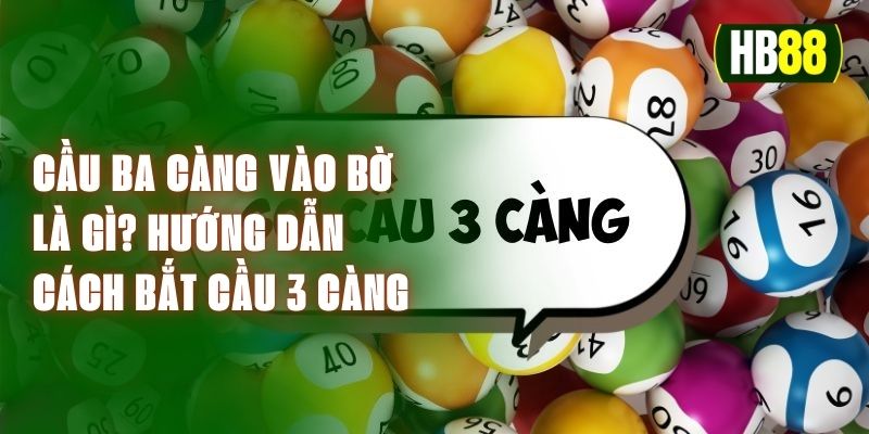 cầu ba càng vào bờ